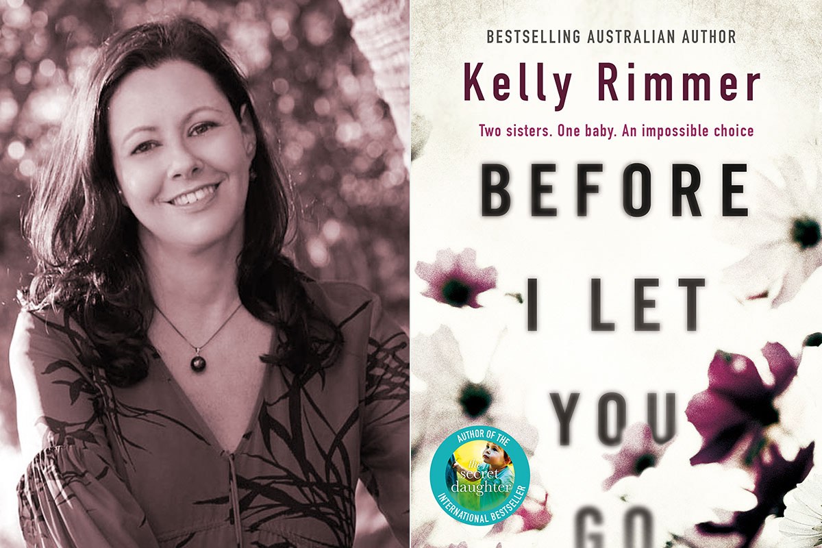 Author reviewer Kate Forsyth, book cover Before I Let You Go by Kelly Rimmer