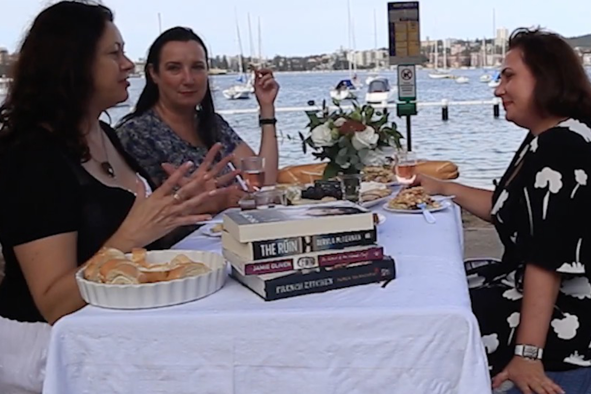Christine Wells, The Juliet Code, books, food, Q&A, author, interview, Kate Forsyth, Sarah Mills, S.L. Mills, Word of Mouth TV,
